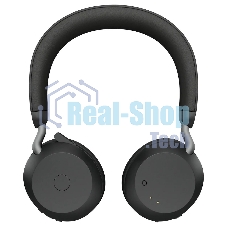 Гарнитура Jabra Evolve2 75 чёрный, беспроводная + проводная, Bluetooth, до 24 ч