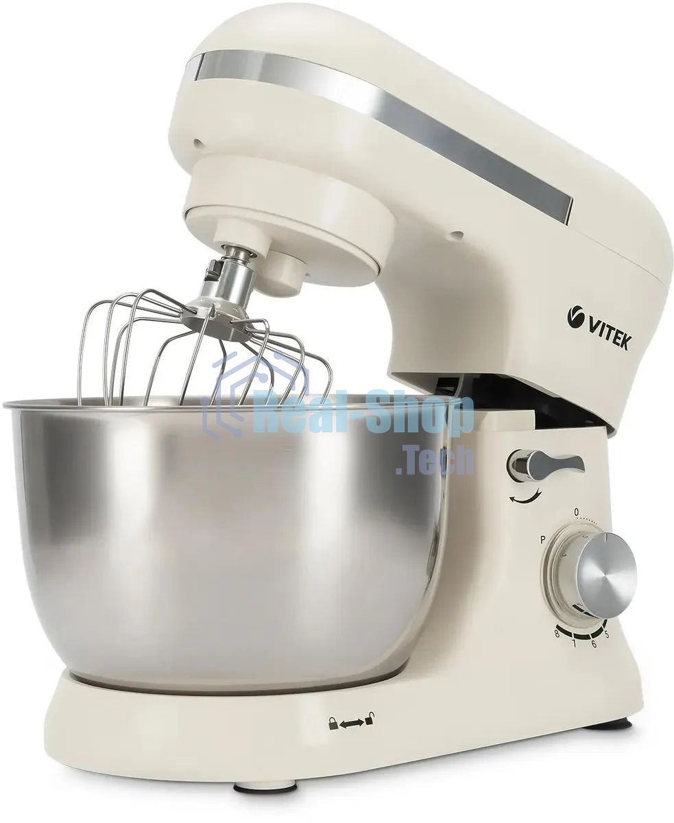 Миксер планетарный Vitek VT-PM0110 1500Вт кремовый