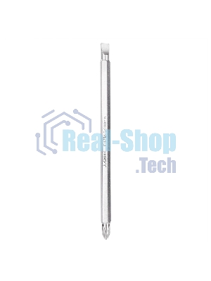 Двухсторонняя отвертка Deli DL626001 PH2+SL6x100 мм Спецификация продукта.: 6/PH2x100мм. Материал хвостовика: Cr-V. Длина: 210 мм. Длина: 100 мм. Диаметр хвостовика: 6,3 мм.