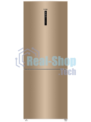 Холодильник Haier C4F744CGGU1 золотистый двухкамерный 303/136л морозилка снизу, No Frost