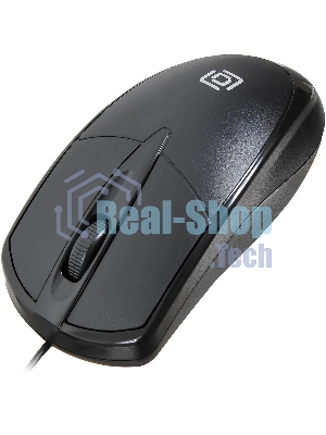 Мышь проводная Oklick 125M черный оптическая (1200dpi) USB (2but)
