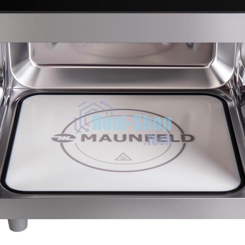 Микроволновая печь Maunfeld JFSMO.20.5.GRBG черный, 20 л, 700 Вт, переключатели - поворотный механизм
