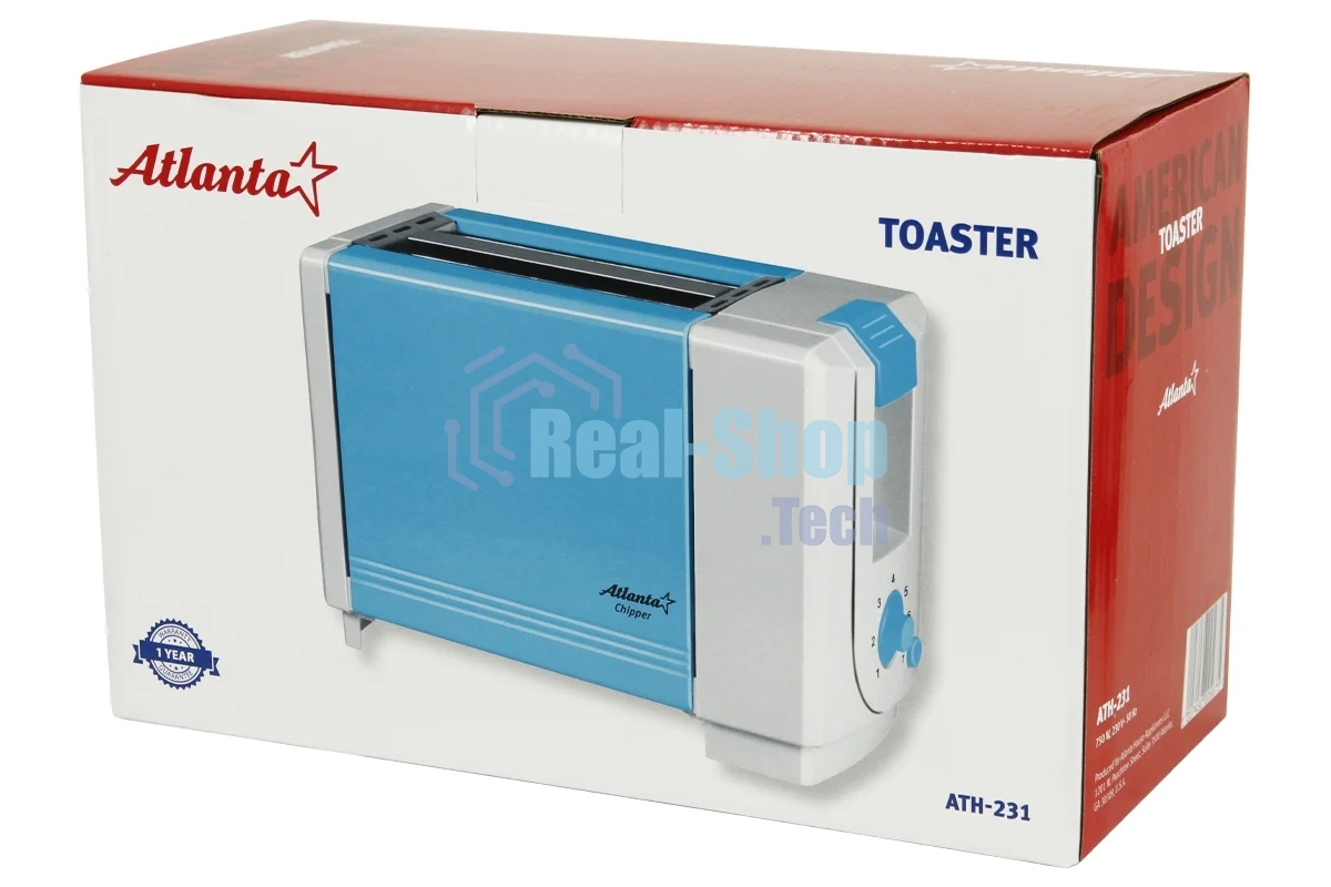 Тостер ATLANTA ATH-231 (blue)