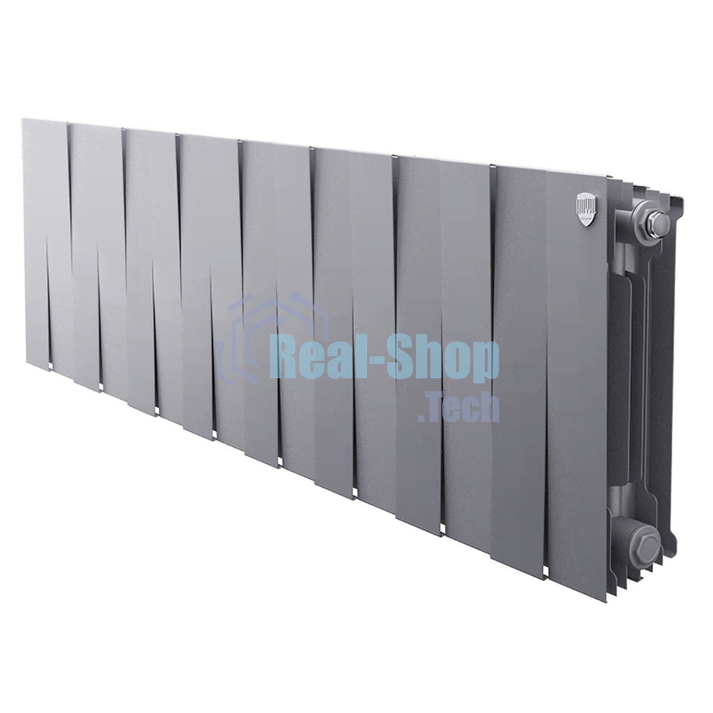 Радиатор биметаллический Royal Thermo PianoForte 300 Серебристый - 16 секц.
