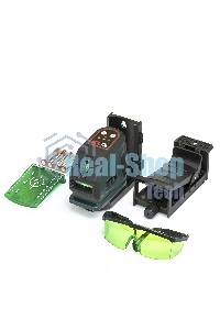 Профессиональный уровень лазерный линейный с автоматическим выравниванием KLPRO KLLZR118GL (горизонт, вертикаль, зеленый луч)