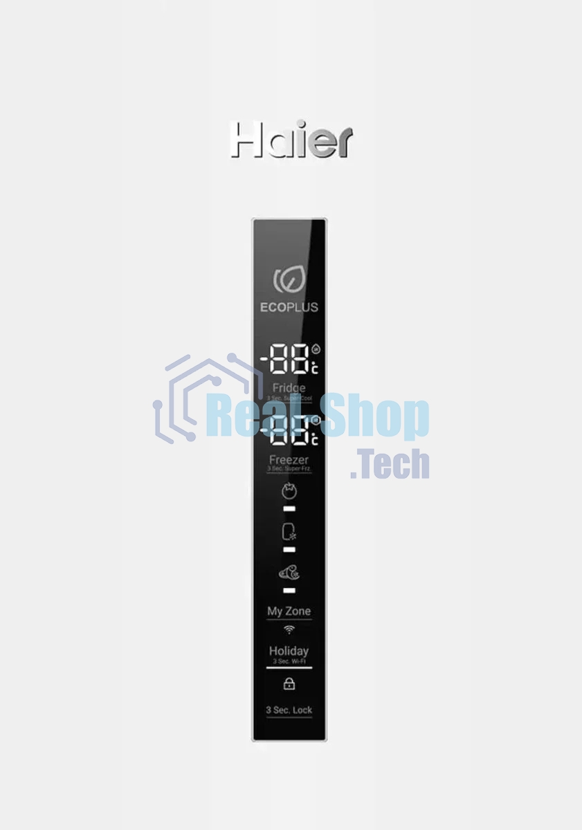 Холодильник Haier C4F637CWRGU1 белый двухкамерный 235/115л морозилка снизу, No Frost