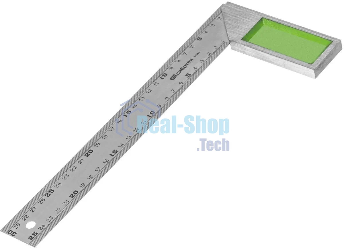 Угольник Сибртех, 300 мм, металлический