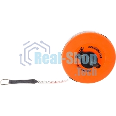 Рулетка геодезическая Sparta 20 м х 12,5 мм, лента ПВХ, закрытый круглый корпус