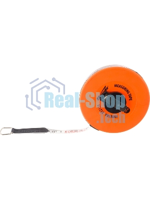 Рулетка геодезическая Sparta 20 м х 12,5 мм, лента ПВХ, закрытый круглый корпус