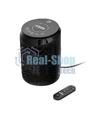 Тепловентилятор керамический Denzel DTFC-2000X, 1000/2000 Вт, 20 м2, 3 режима, пульт, Wi-Fi, термостат