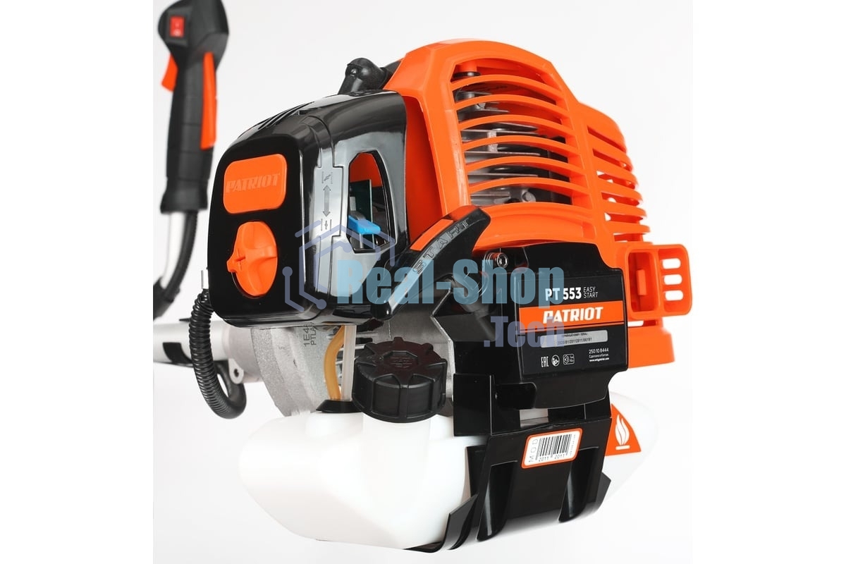 Триммер бензиновый Patriot PT 553 (1+1) 1840Вт 3л.с. реж.эл.:леска/нож