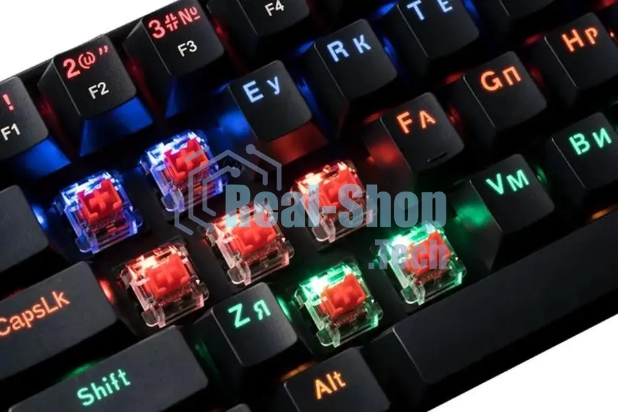 Клавиатура проводная Defender Redragon Lakshmi, USB, черный