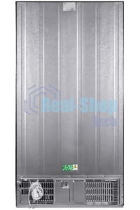 Холодильник Maunfeld MFF177NFB Slim Inverter черный двухкамерный 352/198л морозилка слева, No Frost, Side by Side