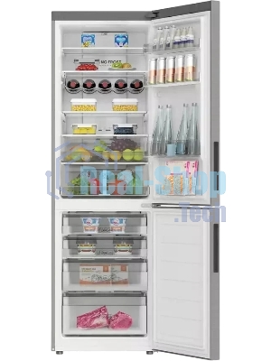 Холодильник Haier C2F636CXMVU1 нержавеющая сталь двухкамерный 256/108 л морозилка снизу, No Frost