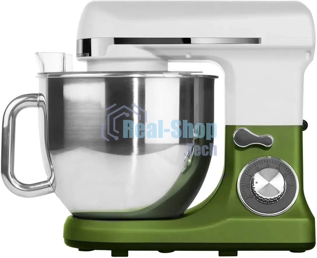 Миксер планетарный Centek CT-1133 (белый/изумруд)