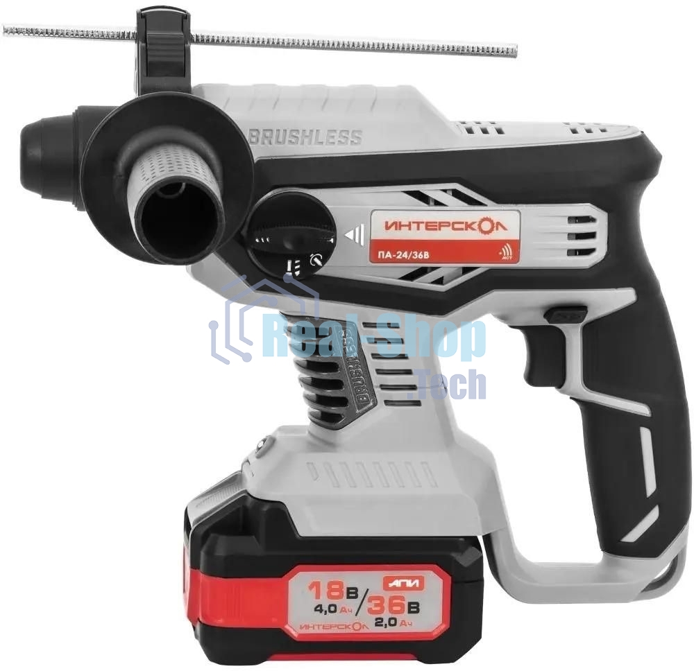 Перфоратор Интерскол ПА-24/36В патрон:SDS-plus уд.:2.2Дж аккум. (кейс в комплекте)