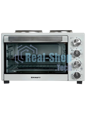 Мини-печь Kraft KFC-MOHP 380 HGR 38 л, 1600 Вт, серый