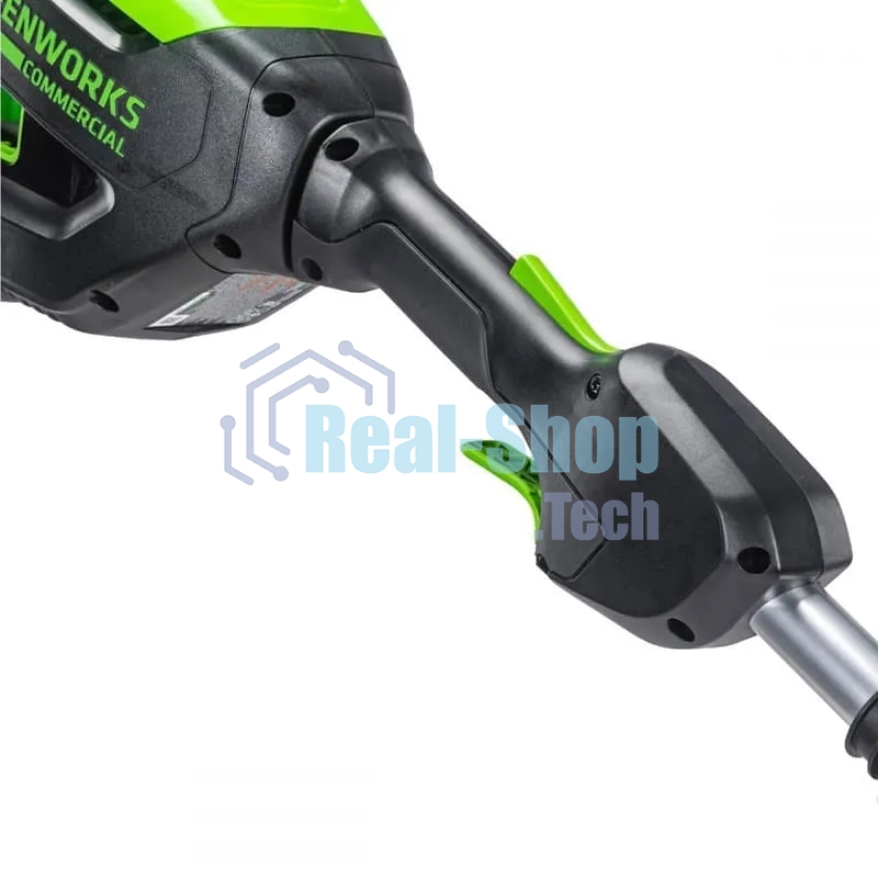 Триммер аккумуляторный GreenWorks GD82LTk5, 82V, 40 см, бесщеточный, с 1хАКБ 5 А·ч и ЗУ (2110607UB)