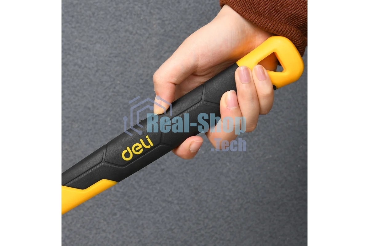 Кувалда Deli DL447004 1,8кг, рукоятка из высокопрочного стекловолокна