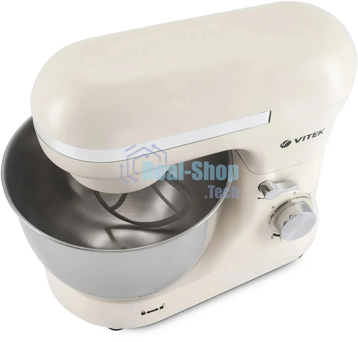 Миксер планетарный Vitek VT-PM0110 1500Вт кремовый