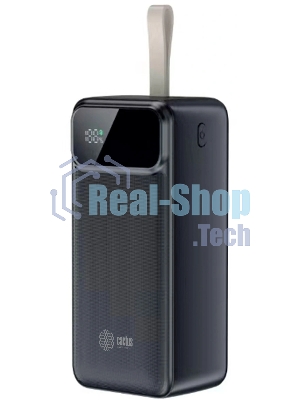 Портативный аккумулятор Cactus CS-PBFSND-40000 40000mAh 65W 3A черный