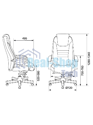 Кресло руководителя Бюрократ T-9923WALNUT/IVORY слоновая кость кожа крестовина дерево
