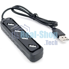 Разветвитель USB 2.0 BPH-1729 4порт. черный