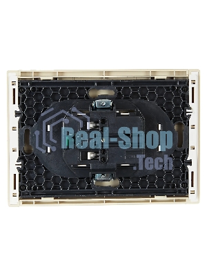 Розетка IEK FORTE&PIANO FP424 2-местная с заземлением без защитных шторок безвинтовое крепление 16А ваниль