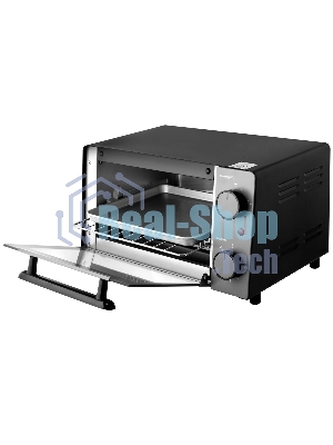 Мини-печь BRAYER BR2600 1200 Вт, 9 л, серебристый