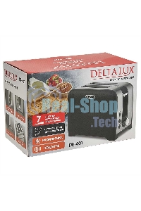 Тостер DELTA LUX DE-401 черный
