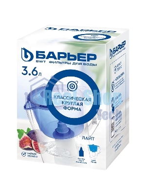 Кувшин БАРЬЕР Лайт синий 3,6л