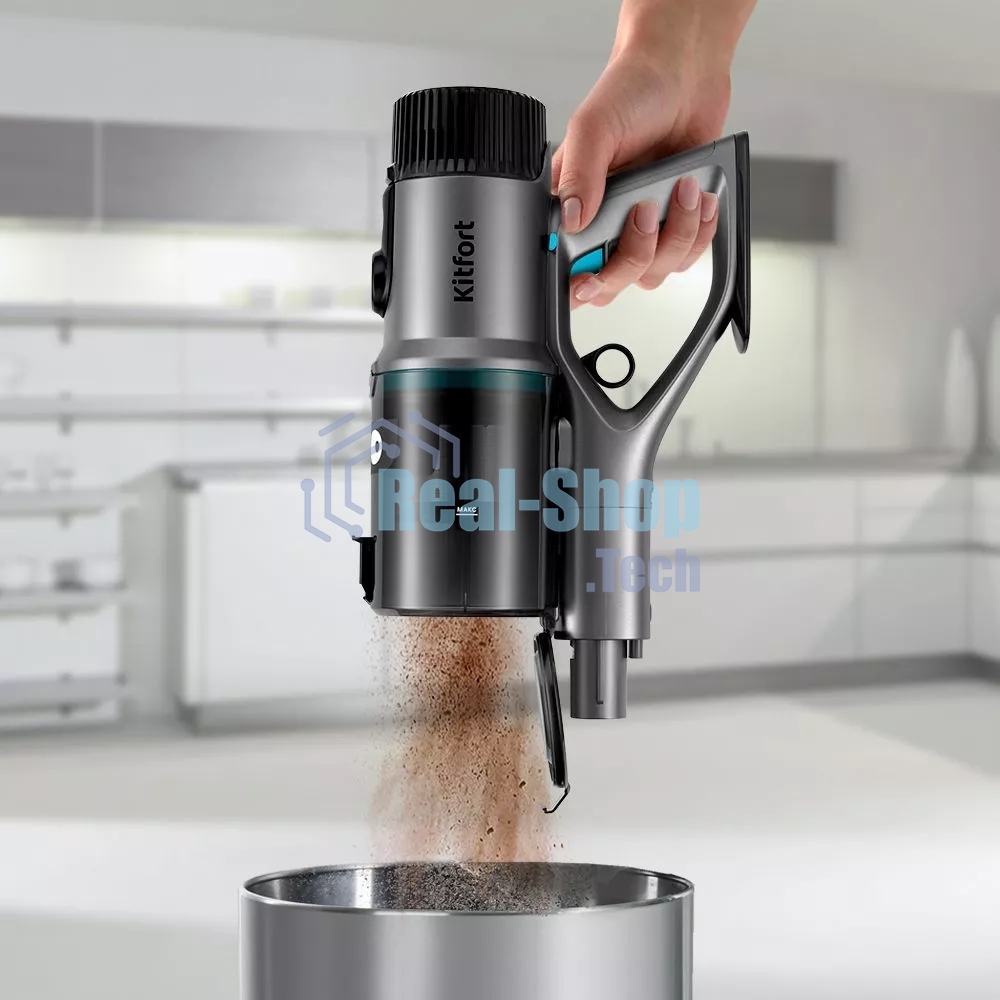 Пылесос ручной Kitfort КТ-5158 350Вт серый/черный