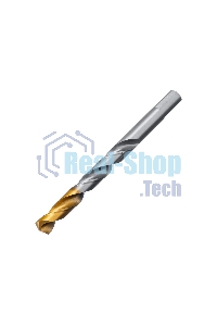 Сверло спиральное по металлу Denzel 11 x 142 мм, Р6М5, Golden Tip