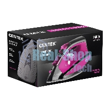 Утюг Centek CT-2355 фиолетовый, 2500 Вт, 45 г/мин, 160 г/мин, 270 мл