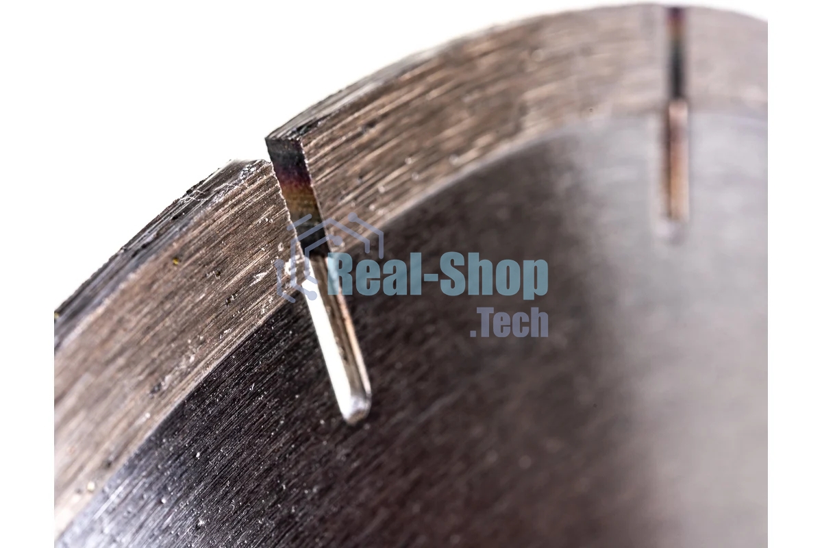 Диск алмазный отрезной сегментный Sparta 230 х 22,2 мм, сухая резка, EUROPA Standard