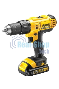 Дрель-шуруповерт DeWalt DCD778S2T-QW, Аккумуляторная, 18В, 2 АКБ, Ударная, Кейс