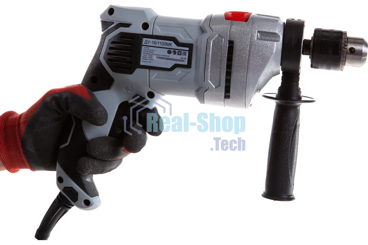 Дрель ударная Ресанта ДУ-16/1100МК 1100Вт патрон:кулачковый реверс
