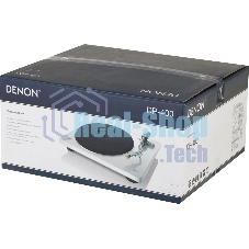Проигрыватель винила Denon DP-400F, частично автоматический, белый