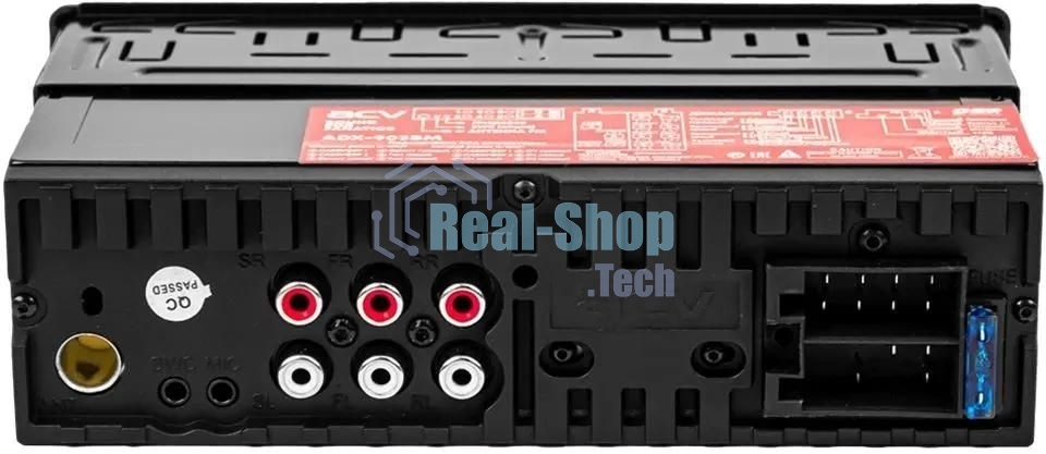Автомагнитола ACV ADX-903BM, 1 DIN, Bluetooth, USB Type-A, AUX, пульт ДУ