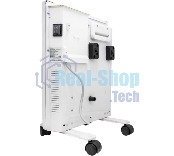 Конвектор Eurolux ОК-EU-1000, белый, 1000 Вт, 15 м2, термостат