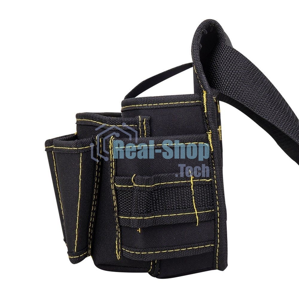 Поясная сумка монтажника Deli DL-P5 270 x 190 x 140мм, 7 карманов, ткань Оксфорд 600D