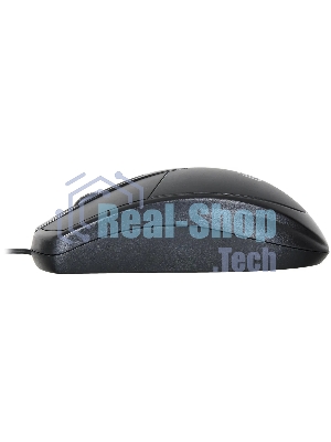 Мышь проводная Oklick 125M черный оптическая (1200dpi) USB (2but)