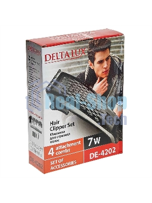 Машинка для стрижки DELTA LUX DE-4202 серый