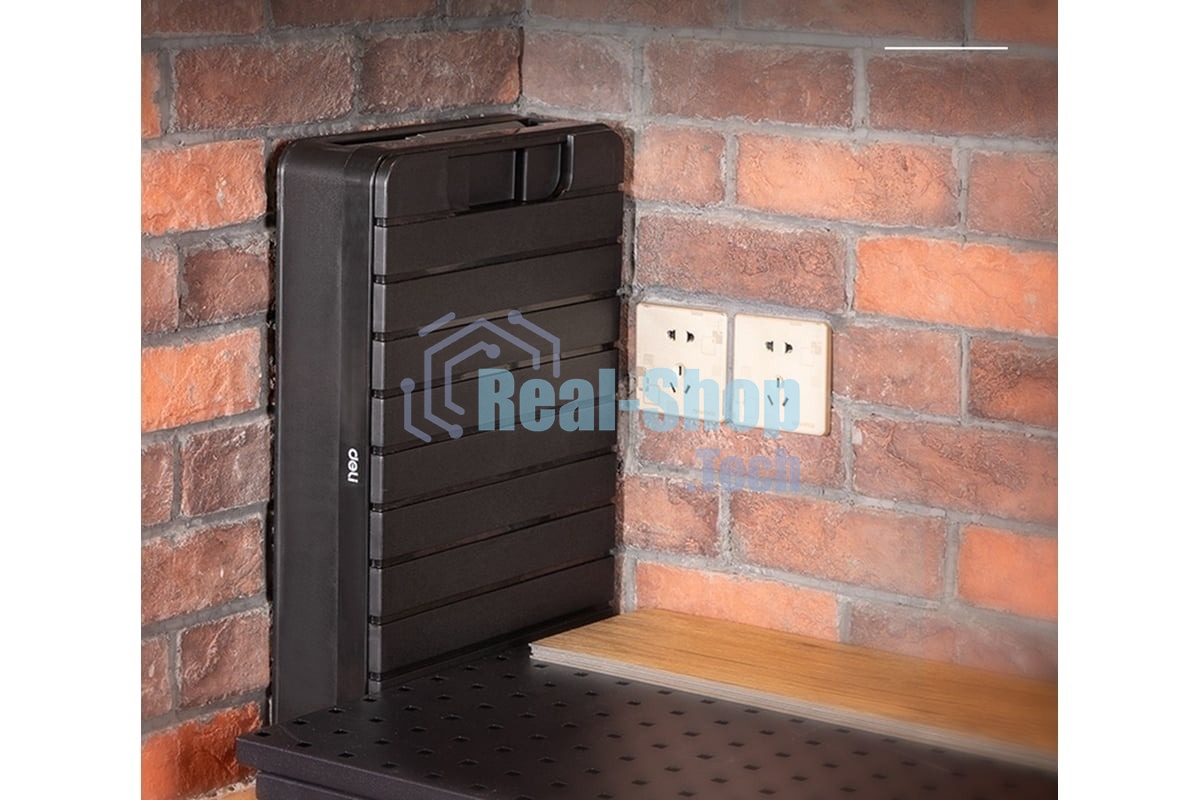 Ящик для инструментов складной Deli DL884135 480 х 300 х 240 мм, 35 литров