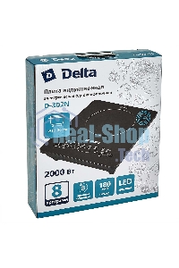 Плита настольная индукционная DELTA D-302N черный