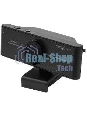 Веб-камера Creative Live! Cam 4K 3840x2160, 30 кадр/с, USB Type-A, микрофон, шторка приватности, универсальное крепление