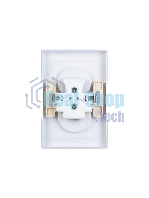 Розетка 2-м AtlasDesign без заземл. 16А в сборе белый SchE ATN000120