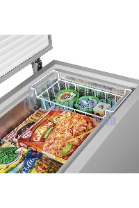 Морозильный ларь Maunfeld MFL200GR, серый, 200л