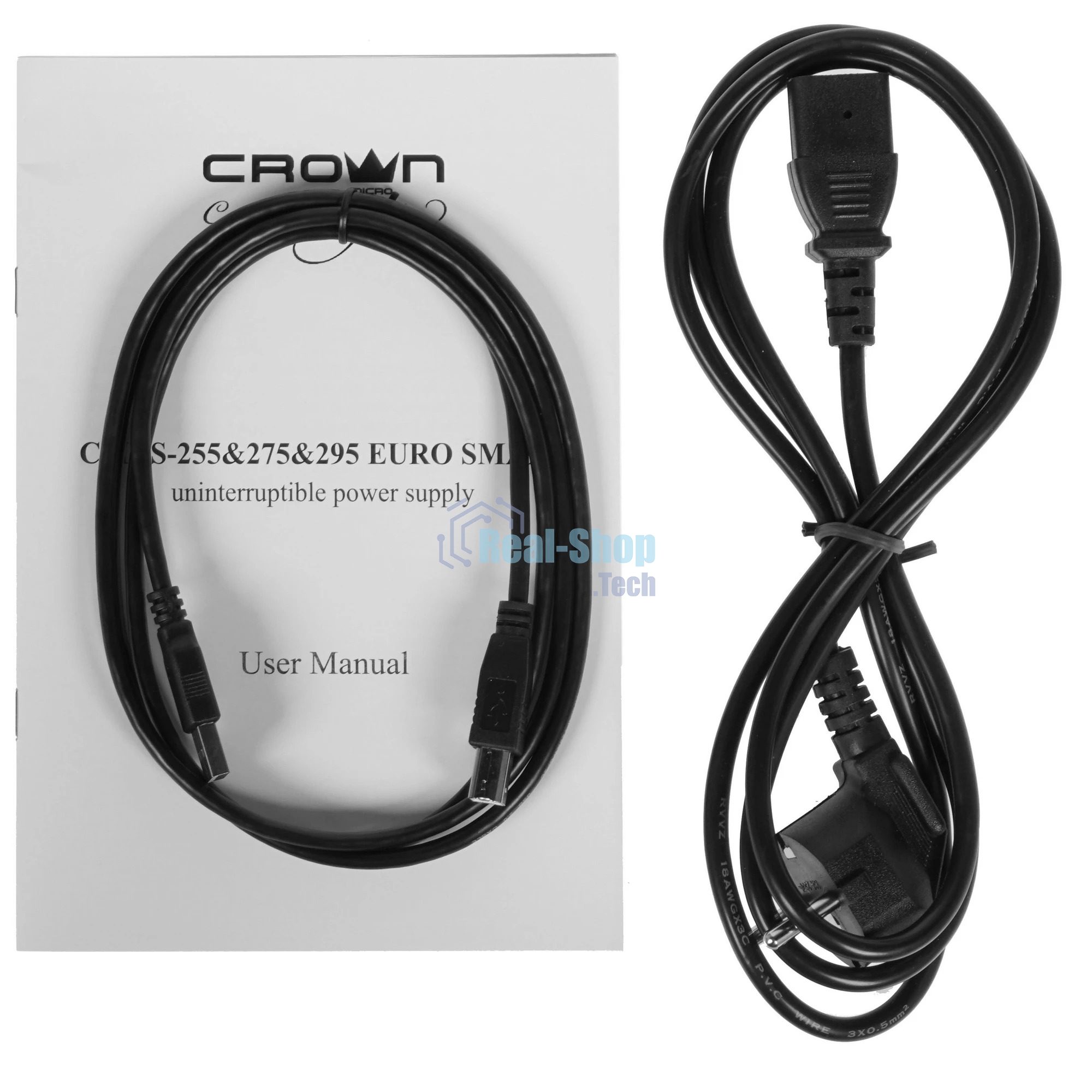 Источник бесперебойного питания CMUS-275 EURO SMART/850 ВА/480 Вт/8 х CEE 7 (евророзетка)
