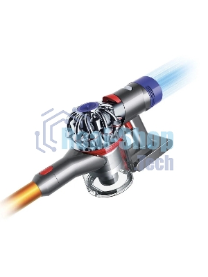Пылесос Dyson V8 Absolute SV25 желтый/никель, питание от аккумулятора, 115 Вт, уборка сухая, пылесборник 0,54 л